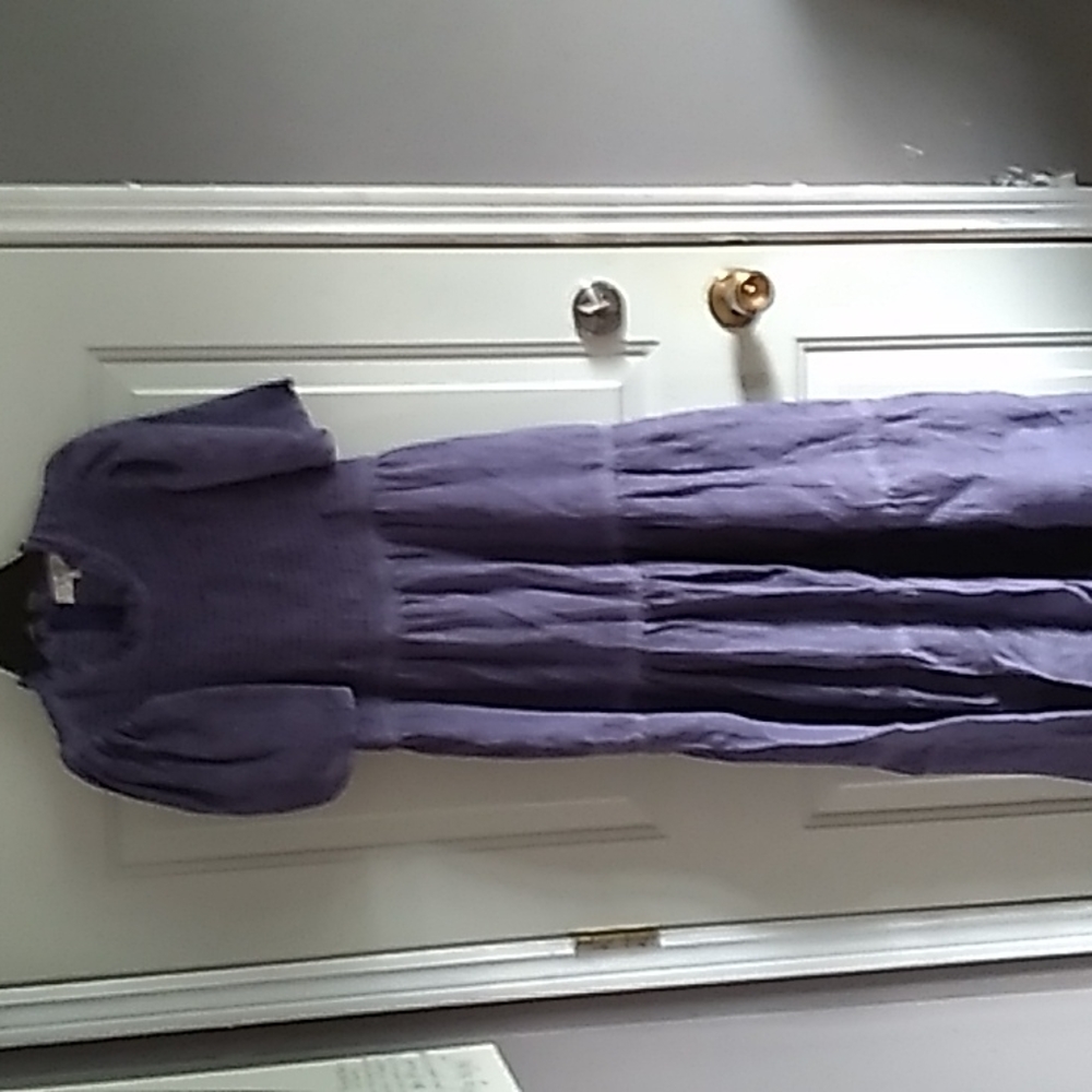 Sea New York size 4 rouched dress. Denim colour.